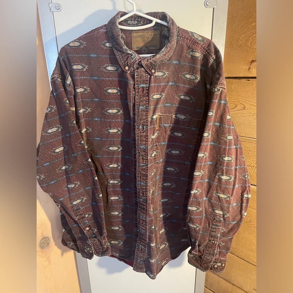 Vintage North River button-up. Size XL.